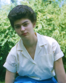 Taken by Marge's father taken in the summer before college.