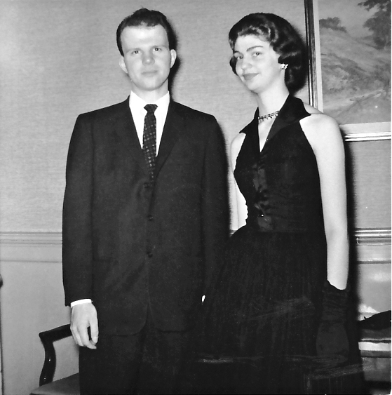 Marge and I on our way to the Engineer's Ball