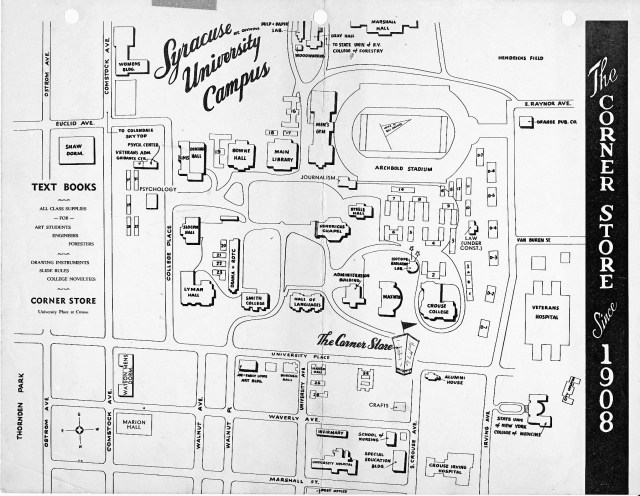 Plot Plan of S.U. in 1950s